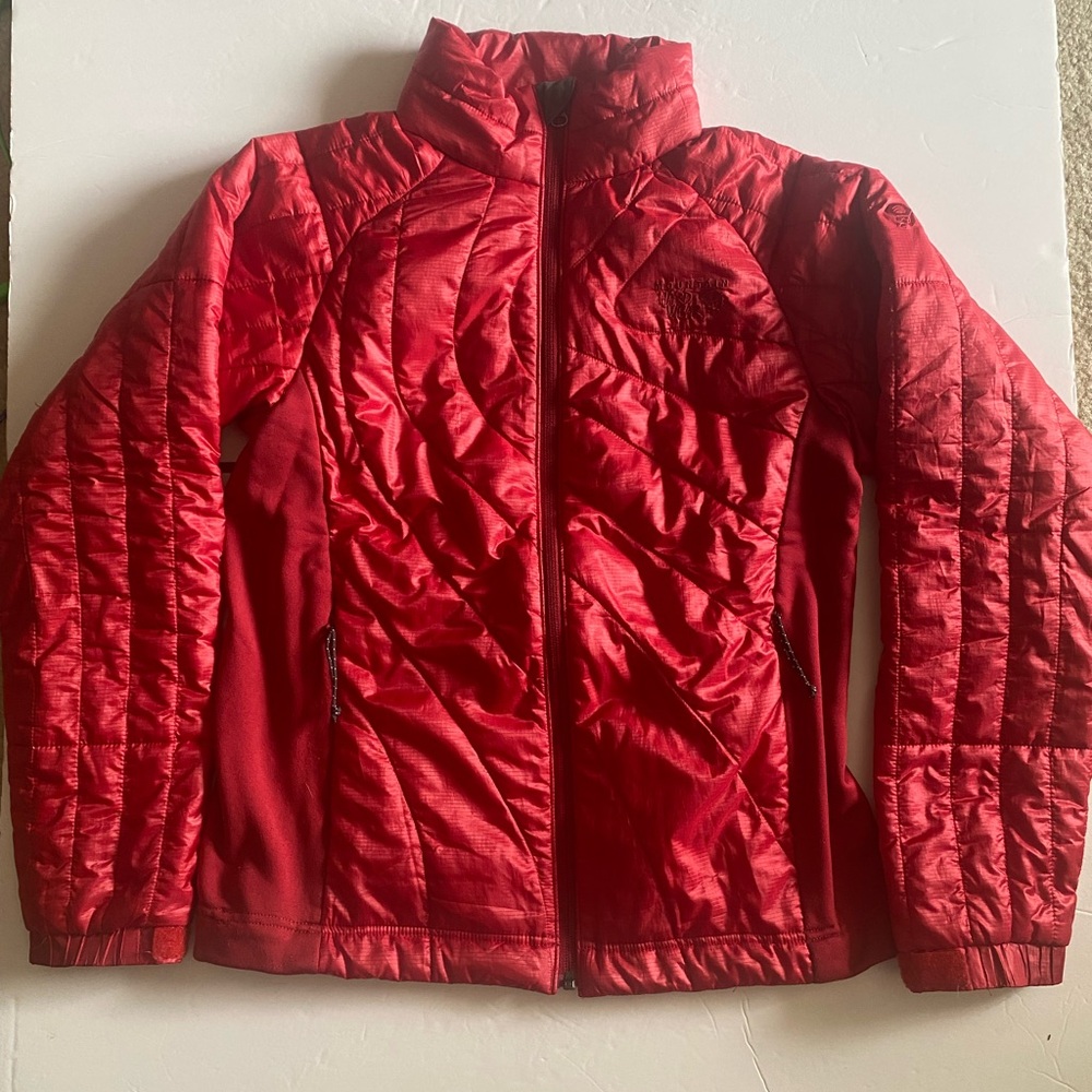 Mountain Hardwear Red Puffer Jacket Quilted Size S